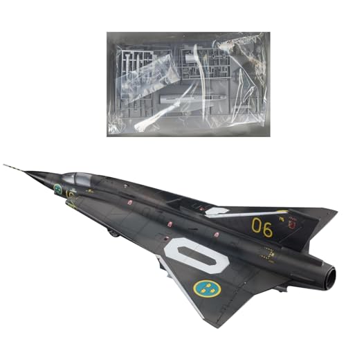 DAGIJIRD Simulation Flugzeugmodell 1:72 Kunststoff Schwedische Luftwaffe J35F Draken Interceptor Unassembled Model DAGIJIRD Simulation Flugzeugmodell 1:72 Kunststoff Schwedische Luftwaffe J35F Draken Interceptor Unassembled Model von DAGIJIRD