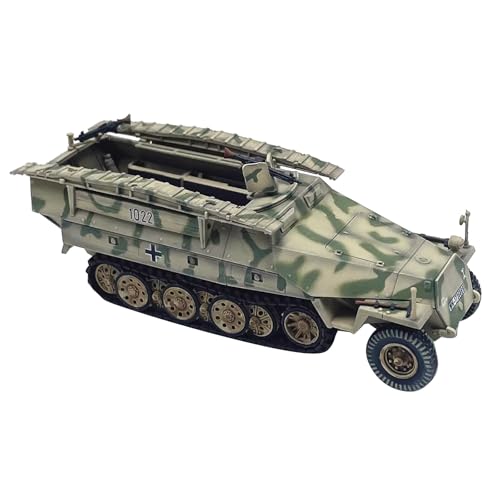DAGIJIRD Simulation Panzer Fahrzeug Modell 1:72 PVC WWII Deutsch Sd. Kfz 251/7 D Halbkettenpanzer Modell von DAGIJIRD