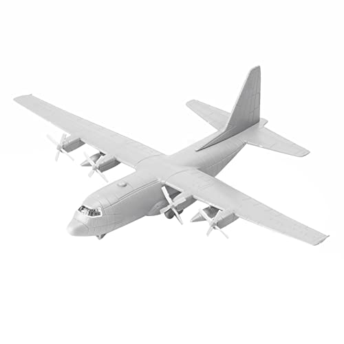 DAGIJIRD Simulation US C-130 Hercules Transport Flugzeugmodellbausatz 1:144 Maßstab Kunststoff Militärflugzeug Modell mit Displayständer (unmontiertes Set) von DAGIJIRD
