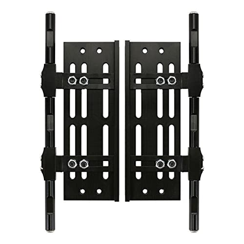Verstellbares RC Auto Seitenpedal Metall Seitenpedal Trittbretter Fußplatte für Axial SCX10 ii 90046 für Traxxas TRX4 von DAGIJIRD