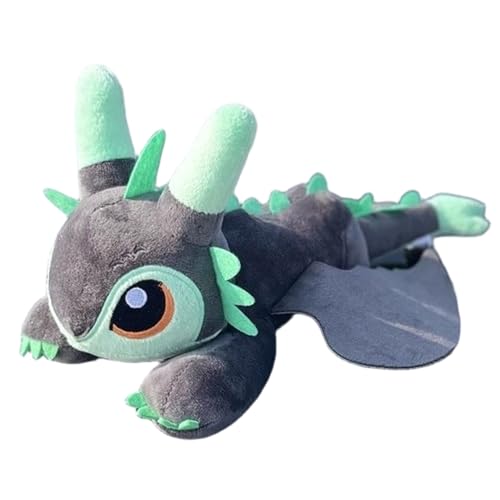 DAGLLGEW Drachen-Autozubehör, kleines Plüsch-Flugspielzeug mit beweglichen Flügeln außen, Cooles Autodach-Dekorationsspielzeug, 13 Zoll Drache, Stofftierdrachen von DAGLLGEW