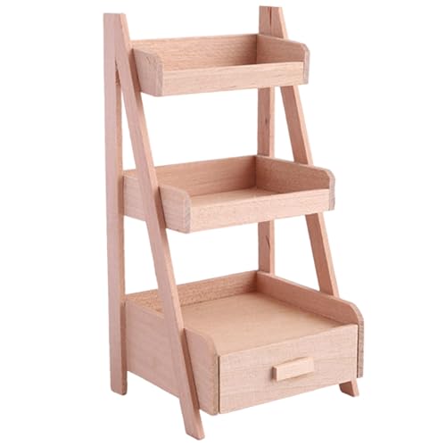 DAGLLGEW Miniatur-Leiterregal für Puppenhäuser, Mini-Pflanzenregal aus Holz im Maßstab 1/12, 5, 6 x 5, 6 x 10, 9 cm, Kleiner Pflanzenständer für Puppenhauszubehör, Dekorationen, Möbelzubehör, Leiter DAGLLGEW Miniatur-Leiterregal für Puppenhäuser, Mini-Pflanzenregal aus Holz im Maßstab 1/12, 5, 6 x 5, 6 x 10, 9 cm, Kleiner Pflanzenständer für Puppenhauszubehör, Dekorationen, Möbelzubehör, Leiter von DAGLLGEW