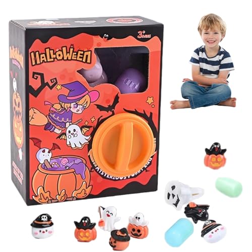DAGLLGEW Spielzeugkapsel-Verkaufsautomat mit 6 zufälligen Überraschungseiern für den Kindergarten, Halloween-Spielzeug, Kapsel-Verkaufsautomat, Spielzeugkapsel-, Überraschungseier, Kindersp DAGLLGEW Spielzeugkapsel-Verkaufsautomat mit 6 zufälligen Überraschungseiern für den Kindergarten, Halloween-Spielzeug, Kapsel-Verkaufsautomat, Spielzeugkapsel-, Überraschungseier, Kindersp von DAGLLGEW