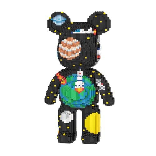 DAHONPA Animal Space Bear Mikro-Bausteine für Erwachsene (5800 Stück), Bären-Ziegel-Set, kreative Heim- und Bürodekoration, Geschenk für Erwachsene und Kinder von DAHONPA