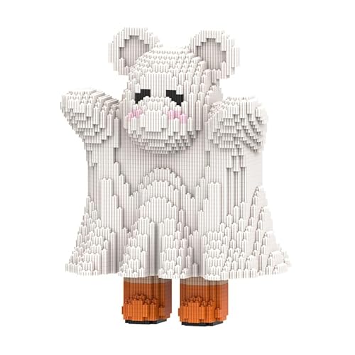 DAHONPA Halloween Geisterbär Baustein-Set, 2715 Stück Mikroziegel, Halloween-Dekoration Geschenk, kreatives Geschenk für Erwachsene und Kinder DAHONPA Halloween Geisterbär Baustein-Set, 2715 Stück Mikroziegel, Halloween-Dekoration Geschenk, kreatives Geschenk für Erwachsene und Kinder von DAHONPA