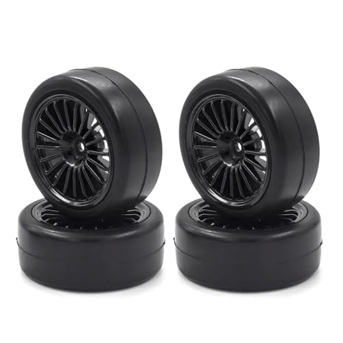 4 STÜCKE 1/10 RC Drift-Reifen, 60 mm, Harter Reifen, glattes Profil for 1:10 RC-Rennwagen, for HPI, for HPS, for Kyosho, for Traxxas, On Road Drifting Car Wheels 4 STÜCKE 1/10 RC Drift-Reifen, 60 mm, Harter Reifen, glattes Profil for 1:10 RC-Rennwagen, for HPI, for HPS, for Kyosho, for Traxxas, On Road Drifting Car Wheels von DAIHAOEE