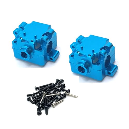 DAIHAOEE 2PCS Metall Upgrade Getriebe for WLtoys 1/28 K969 K979 K989 K999 P929 P939 284131 284010 284161RC Auto Teile(Blauw) von DAIHAOEE