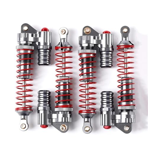 DAIHAOEE 4Pcs 1:10 Aluminium Legierung Stoßdämpfer Öl Einstellbar for Axial SCX10 SCX10 II 1/10 RC Crawler Auto Metall Upgrade Teile DAIHAOEE 4Pcs 1:10 Aluminium Legierung Stoßdämpfer Öl Einstellbar for Axial SCX10 SCX10 II 1/10 RC Crawler Auto Metall Upgrade Teile von DAIHAOEE