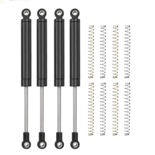 DAIHAOEE 4Pcs Metall Stoßdämpfer 80/90/100/110/120mm Öl Dämpfer for 1/10 Axial SCX10 90046 TRX4 TRX6 D90 D110 RC Crawler Auto(120mm 4pcs) von DAIHAOEE