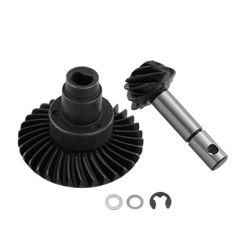 DAIHAOEE 8T 24T/27T/30T/33T Stahl-Kegelradgetriebe for 1/10 RC Crawler for Axial SCX10 II III 90046 axi03014 for Capra 1.9 utb(8T 33T) von DAIHAOEE