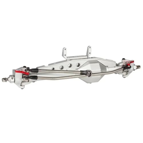 DAIHAOEE Aluminium Diamant Achse Set for 1/10 RC Crawler Axial for Wraith 90018 RR10 Bomber SMT10 Capra 1.9UTB Roll Cage Rock Racer Chassis(Silver Front Axle) von DAIHAOEE