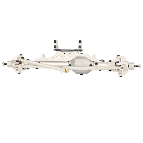 DAIHAOEE CNC Aluminium Komplette Vorder- und Hinterachse for 1/10 RC Crawler for Rock for Racer for Axial for Wraith 90018 RR10 Upgrade Teile(Silver Front 1pc) von DAIHAOEE