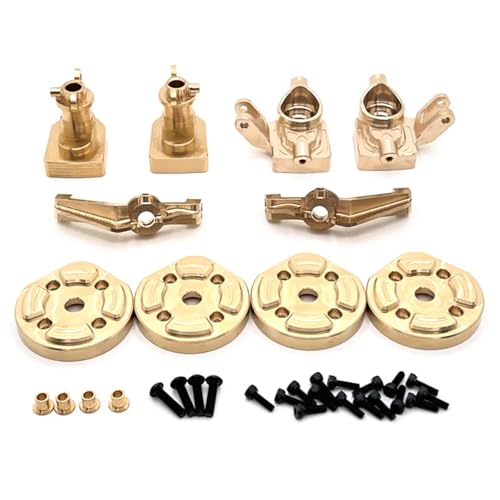 DAIHAOEE Messing Lenkschale C-förmigen Sitz Hinten Tasse Getriebe Abdeckung Gegengewicht for MJX H12Y H12Y + RC Auto Teile(Large Package) von DAIHAOEE