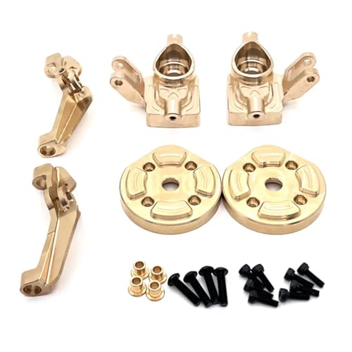 DAIHAOEE Messing Lenkschale C-förmigen Sitz Hinten Tasse Getriebe Abdeckung Gegengewicht for MJX H12Y H12Y + RC Auto Teile(Small kit) von DAIHAOEE