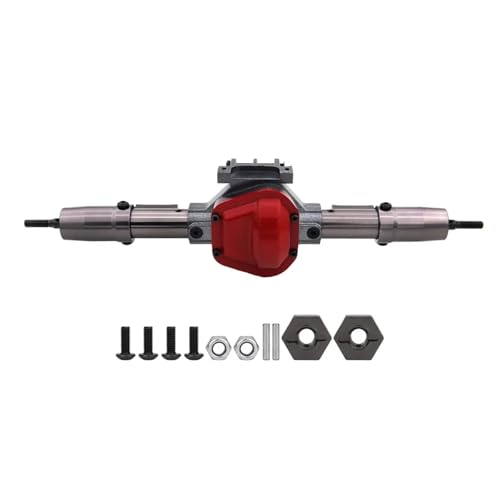 DAIHAOEE Metall SCX10 Achse CNC RC Auto Vorder- und Hinterachse mit Adapter Servo Armfor for Axial SCX10 1/10 RC Crawler Auto Upgrade Teile(Rear) von DAIHAOEE