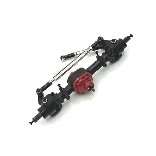 DAIHAOEE Metall-Upgrade, Vorder- und Hinterachsbaugruppen, for MN-Modell 1/12 for MN82 LC79 for MN78 RC-Autoteile(Black Front axle) von DAIHAOEE