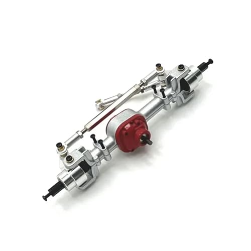 DAIHAOEE Metall-Upgrade, Vorder- und Hinterachsbaugruppen, for MN-Modell 1/12 for MN82 LC79 for MN78 RC-Autoteile(Silver Front axle) von DAIHAOEE