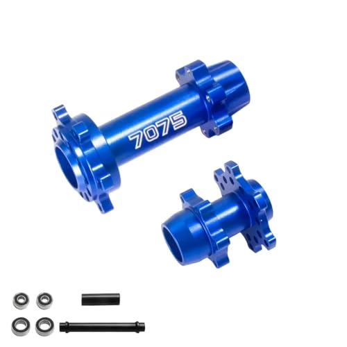 DAIHAOEE Radachsen Hinterachsen Metall Radachsen for LOSI 1/4 for Promoto MX Motorräder Spielzeug(Blauw) von DAIHAOEE
