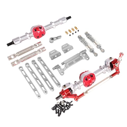 DAIHAOEE Verwendet for MN Modell 1/12 MN82 LC79 for MN78 RC Auto Teile Metall Upgrade Vorne Und Hinten Montage Kit(SilverandSilver) von DAIHAOEE