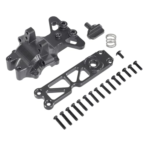 DAIHAOEE for MJX Hyper Go16207 16208/09/10 H16 H16BM H16PLH16V3 M162 M163 RC Auto Metall Front Upper Getriebe Abdeckung Teile und Zubehör(Titanium) von DAIHAOEE