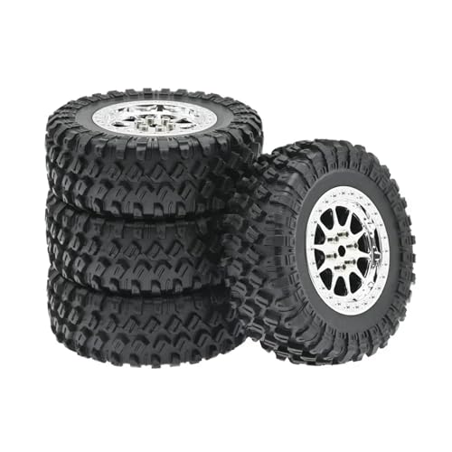 DAIHAOEE for MN 1/12 RC-Autozubehör for MN90 MN91 MN99 MN99S Kletterauto-Upgradeteil Clip-Reifeninnenbaumwollreifen-Modifikation RC-Teile(Silver) von DAIHAOEE