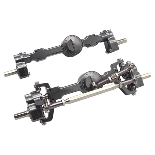 DAIHAOEE for MN D90 FJ45 MN40 MN45 MN90 MN91 MN96 MN99 MN99S MN98 Metall Achse Montage RC Auto Ersatzteile Brücke Montage vorne Hinterachse(Gray) von DAIHAOEE