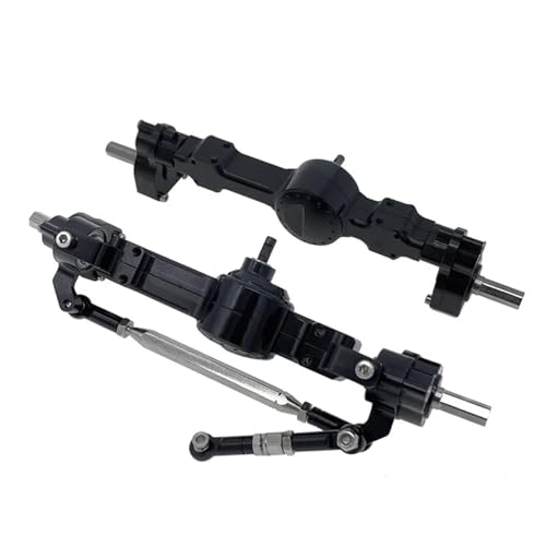 DAIHAOEE for MN D90 FJ45 MN40 MN45 MN90 MN91 MN96 MN99 MN99S MN98 Metall Achse Montage RC Auto Ersatzteile Brücke Montage vorne Hinterachse(Zwart) von DAIHAOEE