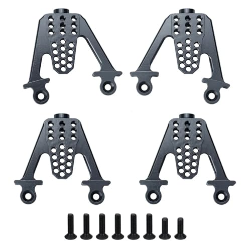 DAIHAOEE for SCX10 Vorne Hinten Stoßdämpfer Schock Türme Montage Post Schocks for 1/10 RC Crawler Axial SCX10 Upgrade Teile(Titanium) von DAIHAOEE