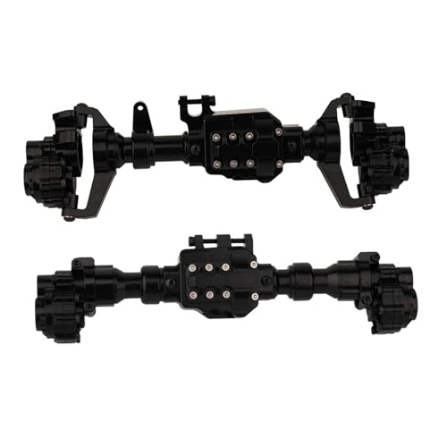 DAIHAOEE for TRX4 Aluminium Portal Vorne Mitte Hinterachse Gehäuse for 1/10 RC for Crawler TRX-4 for G500 Metall Upgrade Teile(BK Front Rear Axle) von DAIHAOEE