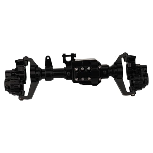 DAIHAOEE for TRX4 Aluminium Portal Vorne Mitte Hinterachse Gehäuse for 1/10 RC for Crawler TRX-4 for G500 Metall Upgrade Teile(Black Front Alxe 1p) von DAIHAOEE