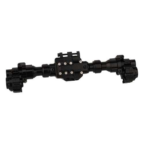 DAIHAOEE for TRX4 Aluminium Portal Vorne Mitte Hinterachse Gehäuse for 1/10 RC for Crawler TRX-4 for G500 Metall Upgrade Teile(Black Rear Axle 1p) von DAIHAOEE