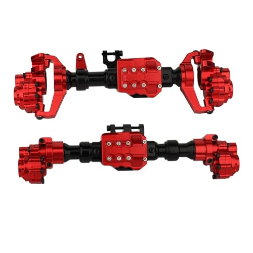 DAIHAOEE for TRX4 Aluminium Portal Vorne Mitte Hinterachse Gehäuse for 1/10 RC for Crawler TRX-4 for G500 Metall Upgrade Teile(RD Front Rear Axle) von DAIHAOEE