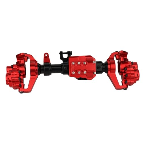 DAIHAOEE for TRX4 Aluminium Portal Vorne Mitte Hinterachse Gehäuse for 1/10 RC for Crawler TRX-4 for G500 Metall Upgrade Teile(Red Front Alxe 1p) von DAIHAOEE