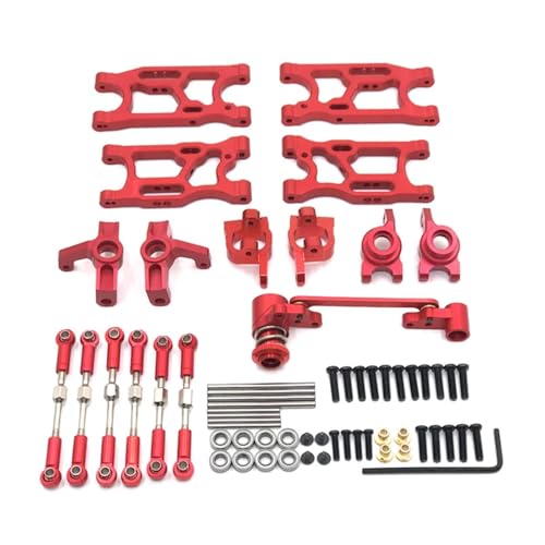 DAIHAOEE for WLtoys14400001-02 144010124016 124017124018 124019 for Rlaarlo 1/14 1/12 AMX-12 LC 1/14 for RacingRC Auto Verbesserte Teile Zubehör(Rood) von DAIHAOEE