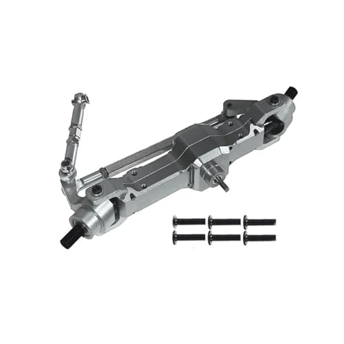 DAIHAOEE for WPL C14 C24 for Feiyu 1/16 Fernbedienung Auto Metall Upgrade Geändert Teile Vorderachse Montage(Titanium) von DAIHAOEE