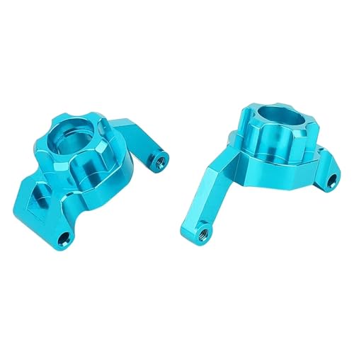 Metall-Achsschenkelträger vorne und hinten, Lenknabenträger, Upgrade-Teile for Tamiya TT-02B TT02B 1/10 RC Drift Car(Rear Blue) von DAIHAOEE