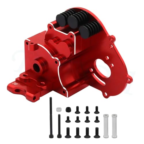 Metallgetriebe Getriebe for 1/10 for Traxxas for Slash 2WD VXL for Rustler for Stampede for Bandit RC Auto Upgrades Teile(Rood) von DAIHAOEE