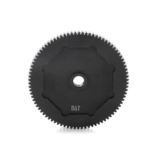 Stahl Metall 86T 48P Stirnrad Hauptzahnrad 51714 for Tamiya BBX BB01 BB-01 RC Auto Upgrade Teile Zubehör von DAIHAOEE