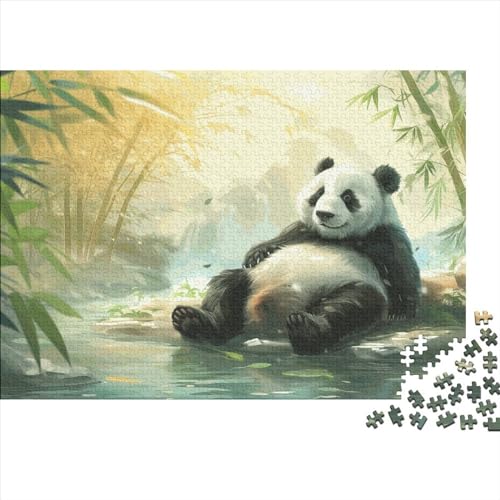 Cute Animal 1000 Teile Puzzle Puzzle-Geschenk Kinder Lernspiel Lovely Panda Für Erwachsenen Ab 14 Jahren Impossible Puzzle 1000pcs (75x50cm) von DAKINCHERRY