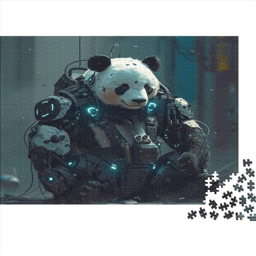 Cute Animal 300 Teile Puzzle Puzzle-Geschenk Geschicklichkeitsspiel Lovely Panda Familienspaß Impossible Puzzle 300pcs (40x28cm) von DAKINCHERRY