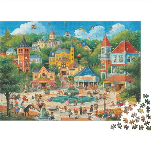 Dogs Park 300 Teile Puzzle Puzzle-Geschenk Kinder Lernspiel Children's Playground Für Erwachsene Und Kinder Impossible Puzzle 300pcs (40x28cm) von DAKINCHERRY