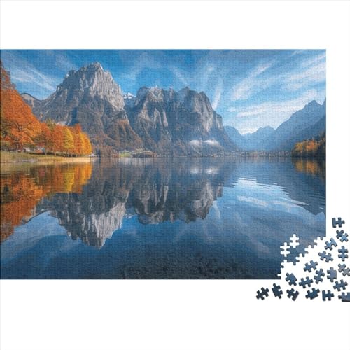 Nature Scenery 300 Teile Puzzle Puzzle-Geschenk Geschicklichkeitsspiel Lake Geneva Familienspaß Impossible Puzzle 300pcs (40x28cm) von DAKINCHERRY