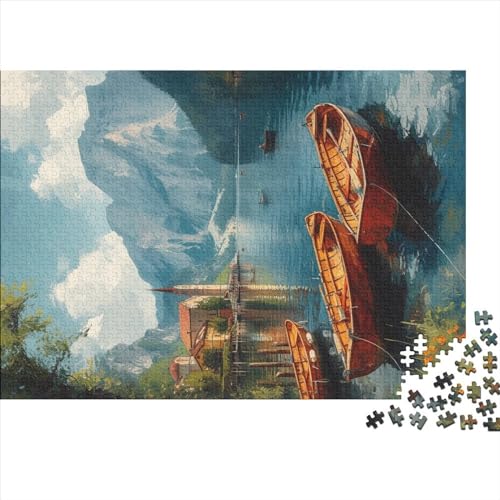 North of Venice（3） 300 Teile Puzzle Premium Quality Puzzle Kinder Lernspiel Für Erwachsenen Ab 14 Jahren Impossible Puzzle 300pcs (40x28cm) von DAKINCHERRY