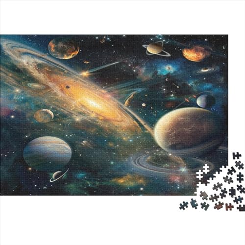 Outer Space 1000 Teile Puzzle Puzzle Für Erwachsene Geschicklichkeitsspiel Mysterious Cosmic Space Familienspaß Impossible Puzzle 1000pcs (75x50cm) von DAKINCHERRY