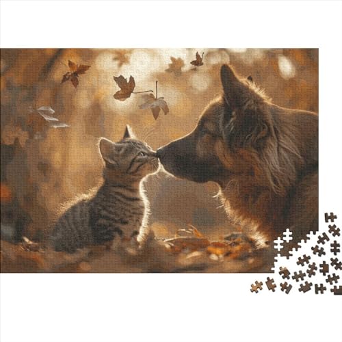 Pet Animals 500 Teile Puzzle Spielzeug Geschenk Geschicklichkeitsspiel Puppies and Kittens Für Erwachsenen Ab 14 Jahren Impossible Puzzle 500pcs (52x38cm) von DAKINCHERRY