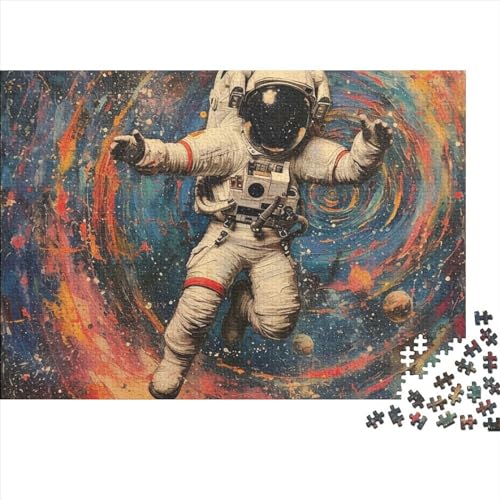 Planetary Universe 1000 Teile Puzzle Puzzle-Geschenk Geschicklichkeitsspiel Astronauts in The Universe Familienspaß Impossible Puzzle 1000pcs (75x50cm) von DAKINCHERRY
