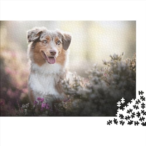 Puppies 1000 Teile Puzzle Puzzle-Geschenk Familien-Puzzlespiel Cute Puppy Familienspaß 100% Recycelten Kartons 1000pcs (75x50cm) von DAKINCHERRY