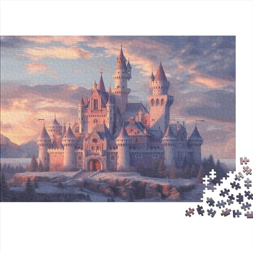 Sky City 1000 Teile Puzzle Puzzle-Geschenk Familien-Puzzlespiel Magic Castle Für Erwachsene Und Kinder 100% Recycelten Kartons 1000pcs (75x50cm) von DAKINCHERRY