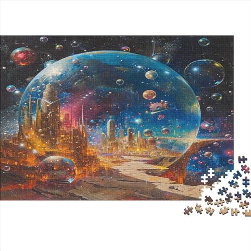 Solar System 300 Teile Puzzle Premium Quality Puzzle Geschicklichkeitsspiel Planetary World Familienspaß 100% Recycelten Kartons 300pcs (40x28cm) von DAKINCHERRY
