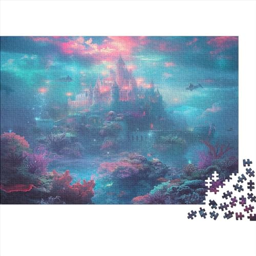 Underwater 1000 Teile Puzzle Puzzle-Geschenk Geschicklichkeitsspiel Undersea Kingdom Für Erwachsenen Ab 14 Jahren Impossible Puzzle 1000pcs (75x50cm) von DAKINCHERRY